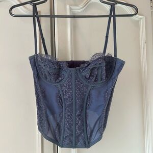 Urban Outfitters Out from Under Blue Corset